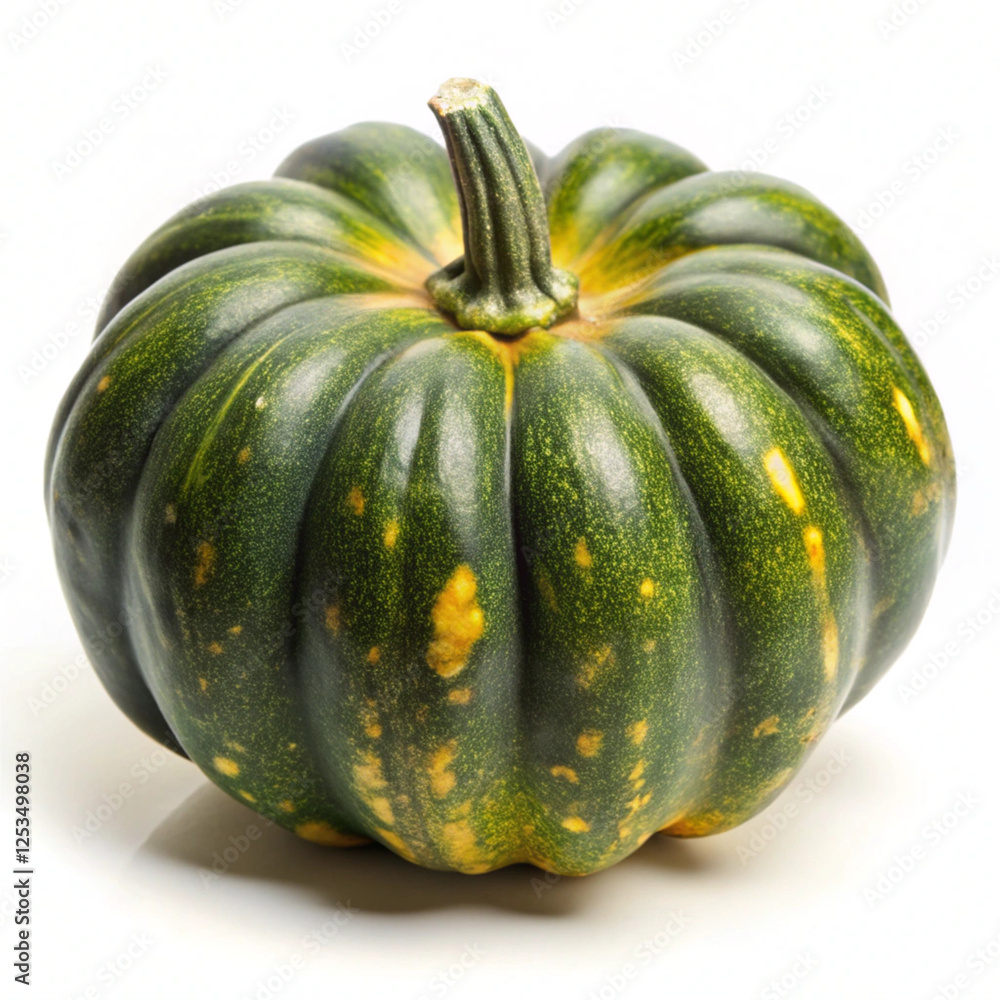 Acorn squash isolated on white background
