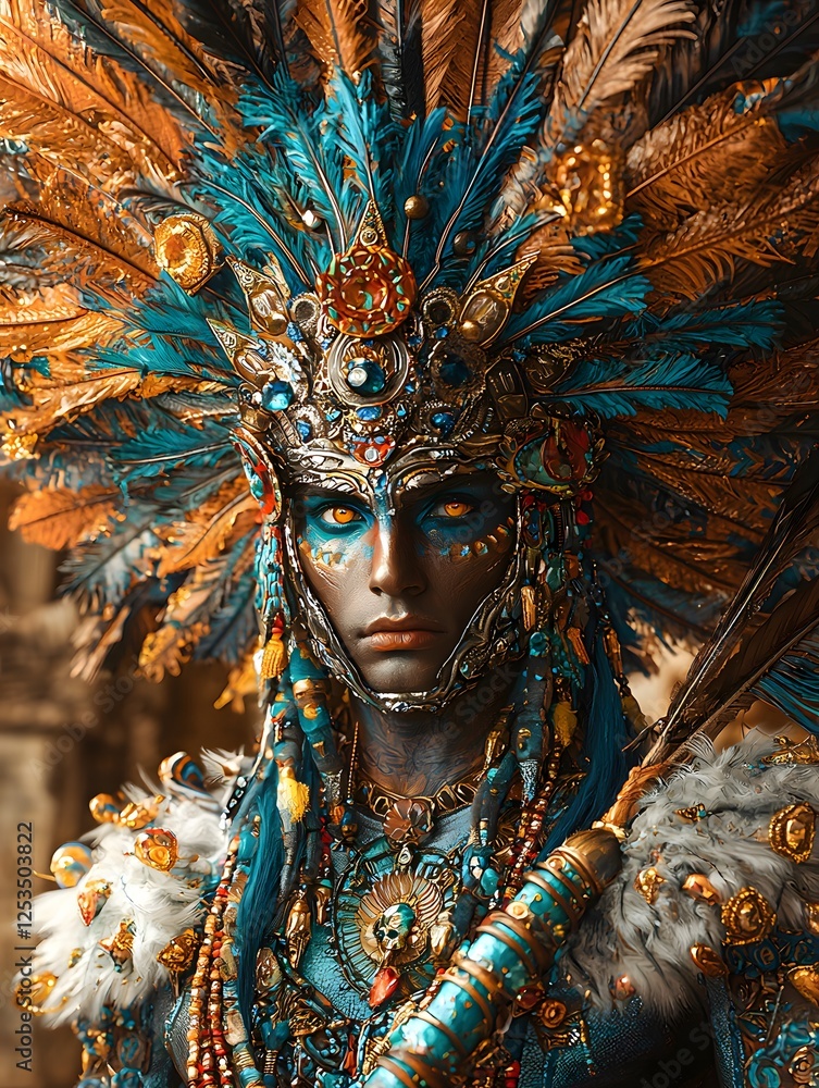 Ares depicted in Photorealism set in Labyrinth evoking a Heroic mood illuminated by Golden hour with a Serene posture hyper-detailed vibrant colors intricate details Ares depicted in Photorealism set in Labyrinth evoking a Heroic mood illuminated by Golden hour with a Serene posture hyper-detailed vibrant colors intricate details