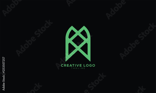 MAX XAM AMX Abstract initial monogram letter alphabet logo design