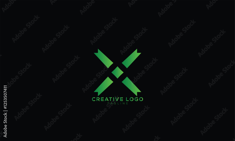 Fototapeta premium XO OX XX Abstract initial monogram letter alphabet logo design