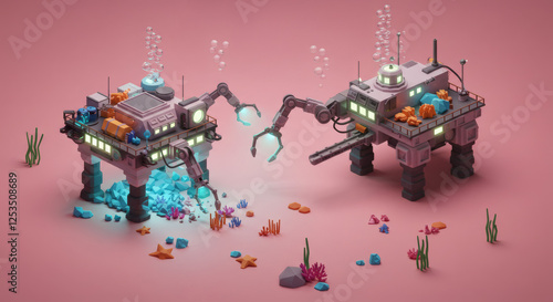 deep sea mining 3D