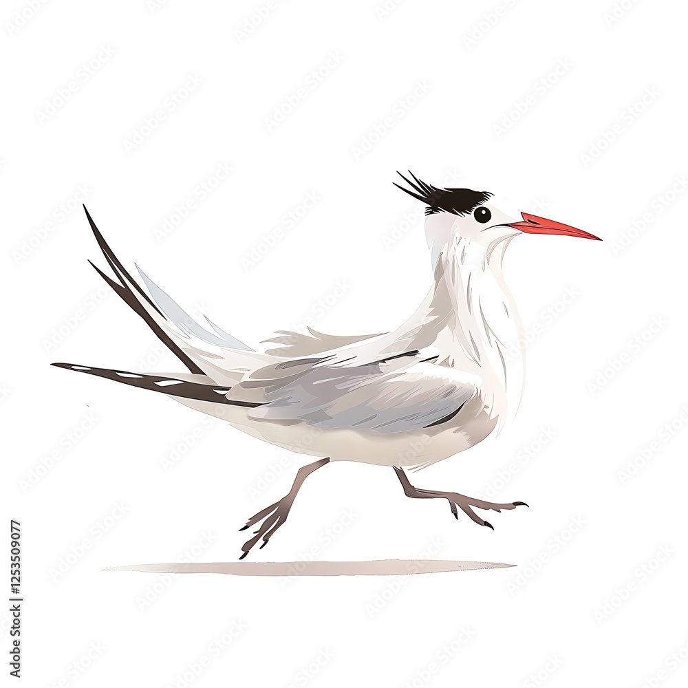 Obraz premium there is a bird that is walking on the ground