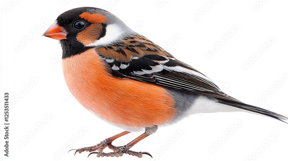 Bullfinch on a white background, watercolor Bullfinch on a white background, watercolor