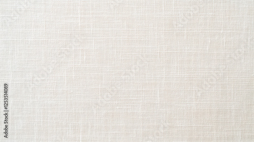 Subtle cream wallpaper with fine linen texture, creating soft and elegant background ideal for interior design or creative projects