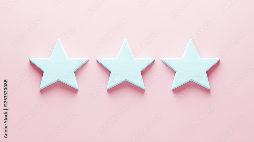 Creative rating system evaluating quality with stars minimal background design Creative rating system evaluating quality with stars minimal background design