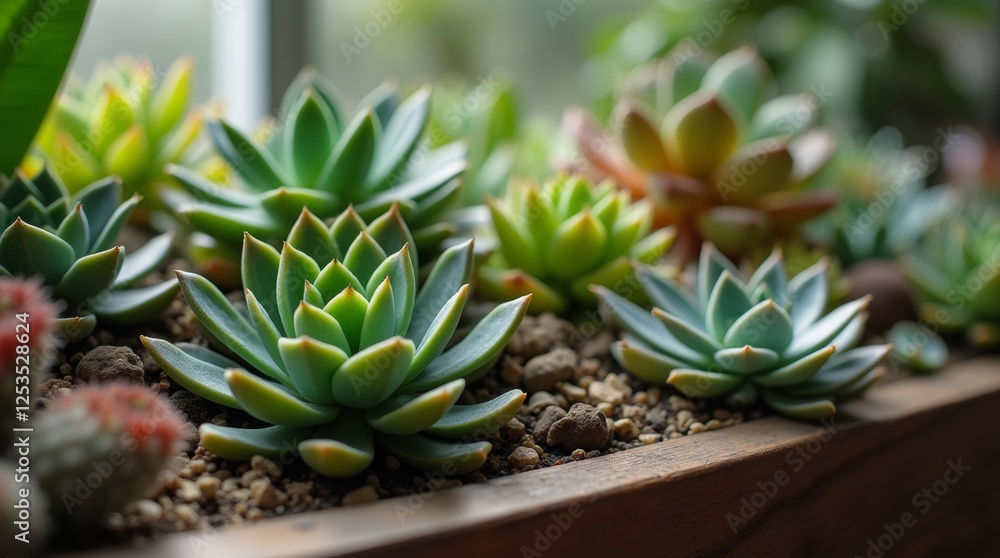 A close-up of a succulent arrangement highlighting the unique textures and colors of each plant, emphasizing the intricate details that make succulents so appealing A close-up of a succulent arrangement highlighting the unique textures and colors of each plant, emphasizing the intricate details that make succulents so appealing