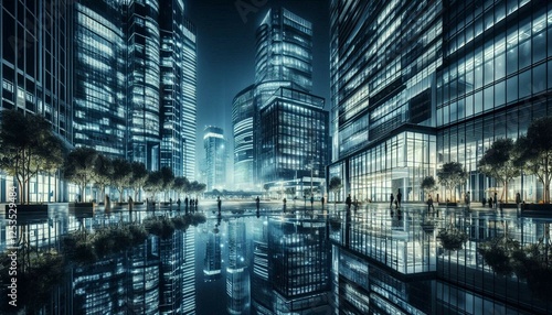 modern city skyline
