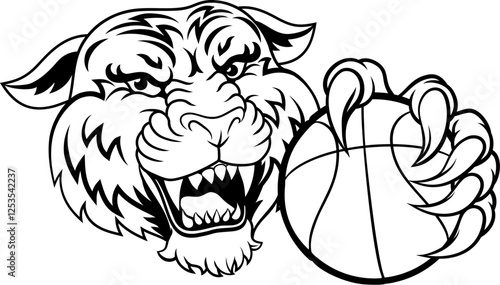 A tiger basketball ball tea...
