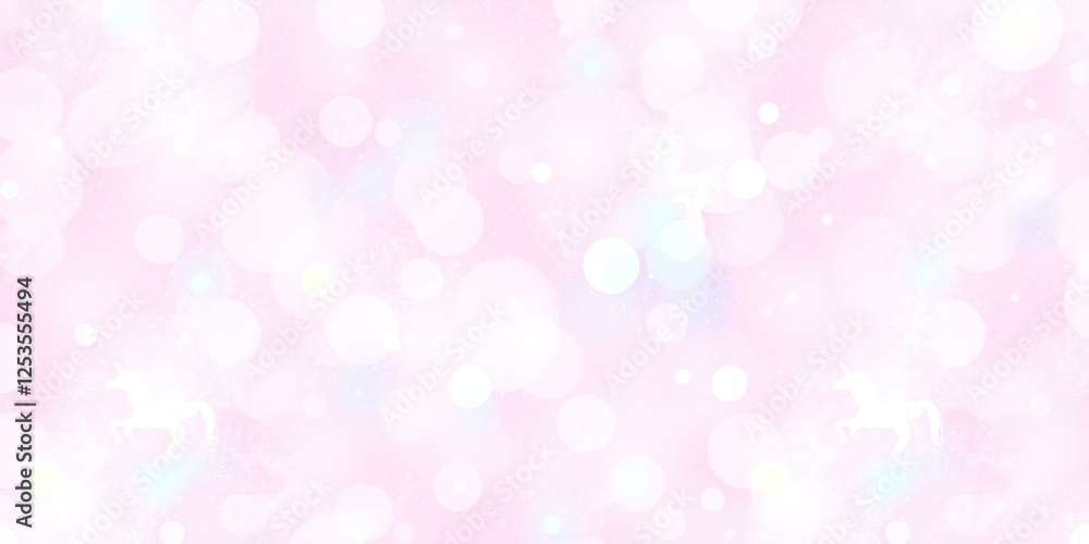 Unicorn Silhouettes on Enchanting Pastel Nursery Backdrops Unicorn Silhouettes on Enchanting Pastel Nursery Backdrops