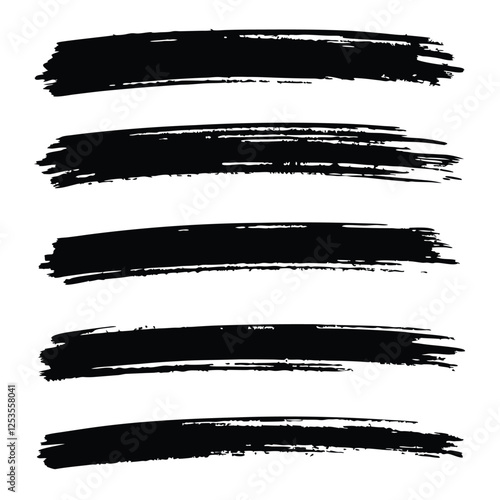 Wallpaper Mural "Grunge Brush Strokes Vector Illustration - High Contrast & Textured"

 Torontodigital.ca