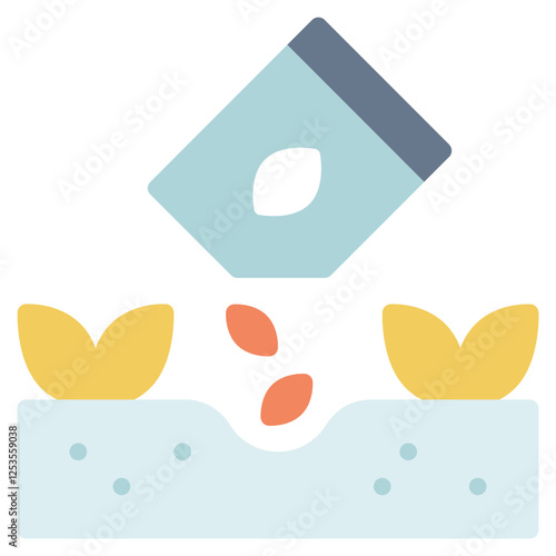 Stylish Icon for Gardening and Planting Seeds