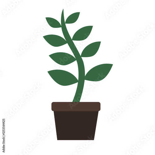 Potted Green Plant Icon