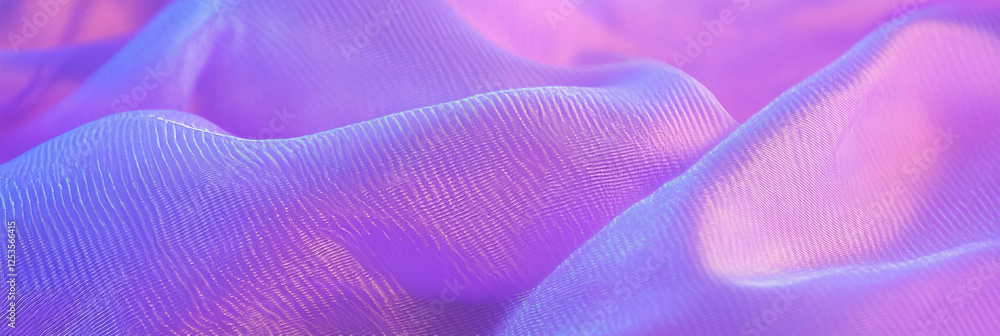 Bright violet cotton fabric with sheer texture perfect for creative projects Bright violet cotton fabric with sheer texture perfect for creative projects