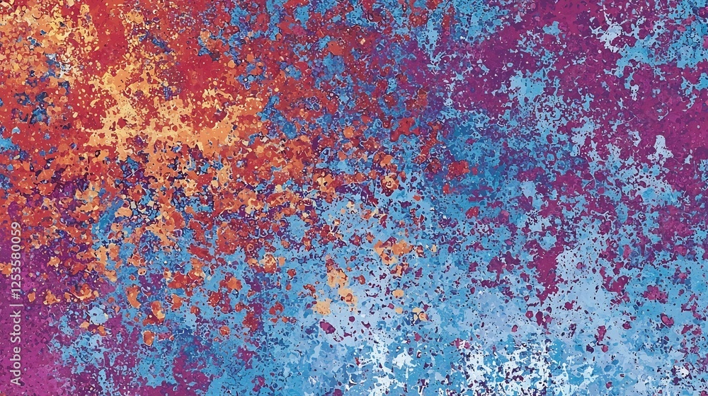 Abstract painting with vibrant colors and textured brushstrokes creating a dynamic effect Abstract painting with vibrant colors and textured brushstrokes creating a dynamic effect