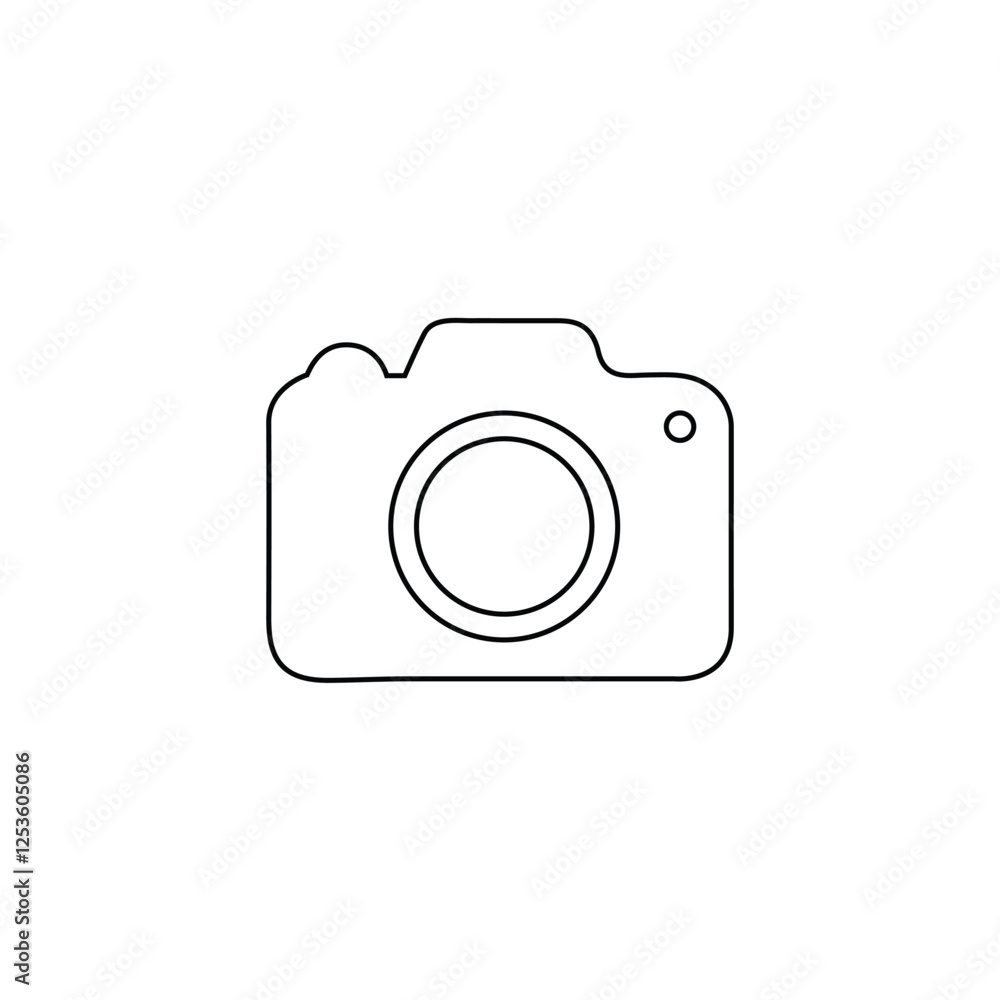 photo camera icon vector Minimalist Camera Outline – Simple Photography Icon Design photo camera icon vector Minimalist Camera Outline – Simple Photography Icon Design
