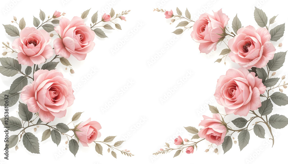 Elegant Floral Corners: A Touch of Timeless Beauty Elegant Floral Corners: A Touch of Timeless Beauty