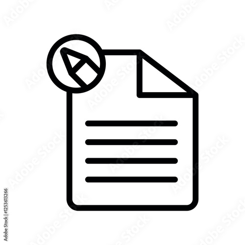 file document edit vector icon