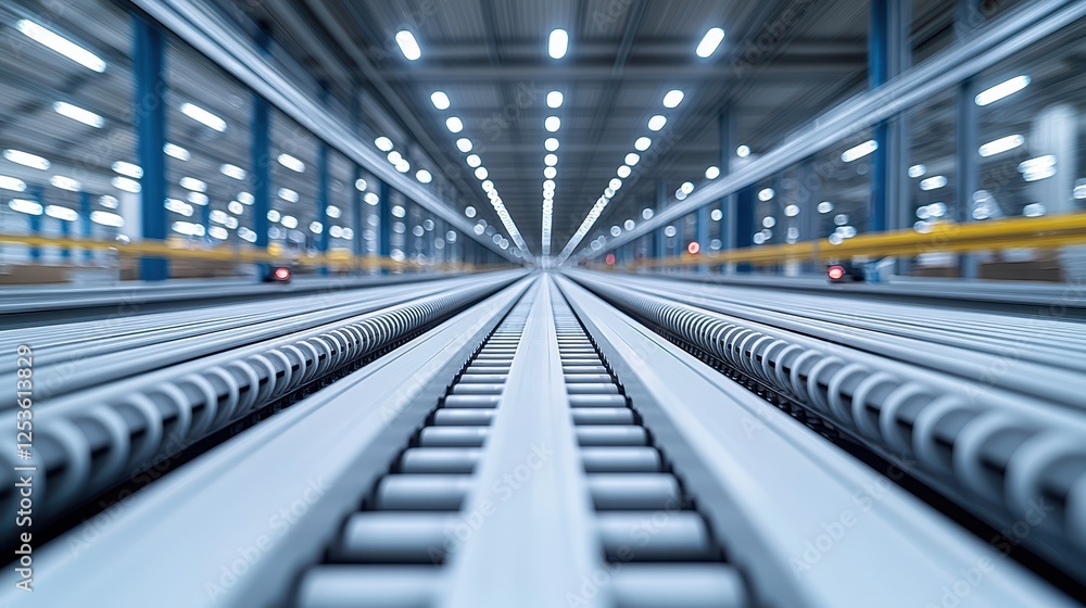 Modern Industrial Warehouse Conveyor System Efficient Automated Roller Tracks for Logistics Modern Industrial Warehouse Conveyor System Efficient Automated Roller Tracks for Logistics