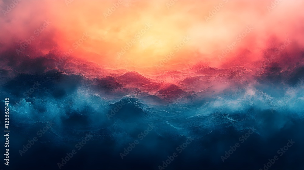 Fototapeta premium A background with semi-transparent pastel layers creating subtle depth.