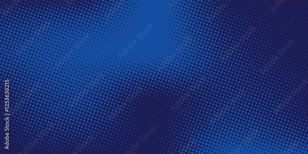 Dots halftone blue color pattern gradient texture with technology digital background. Dots pop art comics with cool background. Dots halftone blue color pattern gradient texture with technology digital background. Dots pop art comics with cool background.