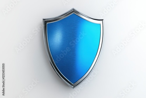 Free Download 3D insurance shield with blue and silver color on white background
 - GFXLoad