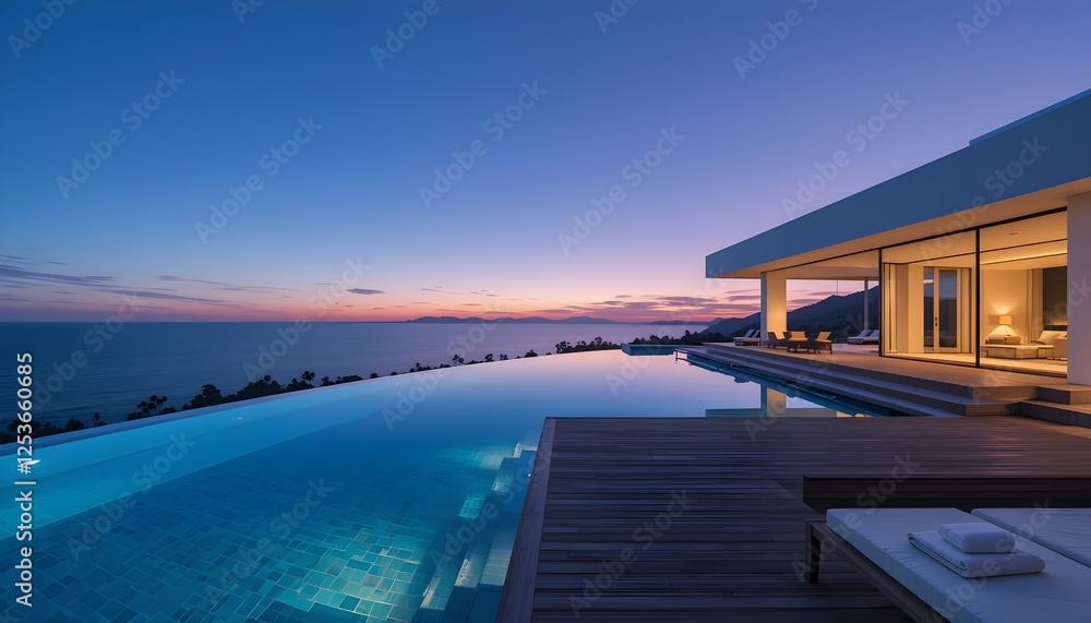 A luxurious infinity pool with breathtaking sunset ocean views. A perfect vacation retreat for relaxation, travel, and tropical paradise experiences. A luxurious infinity pool with breathtaking sunset ocean views. A perfect vacation retreat for relaxation, travel, and tropical paradise experiences.