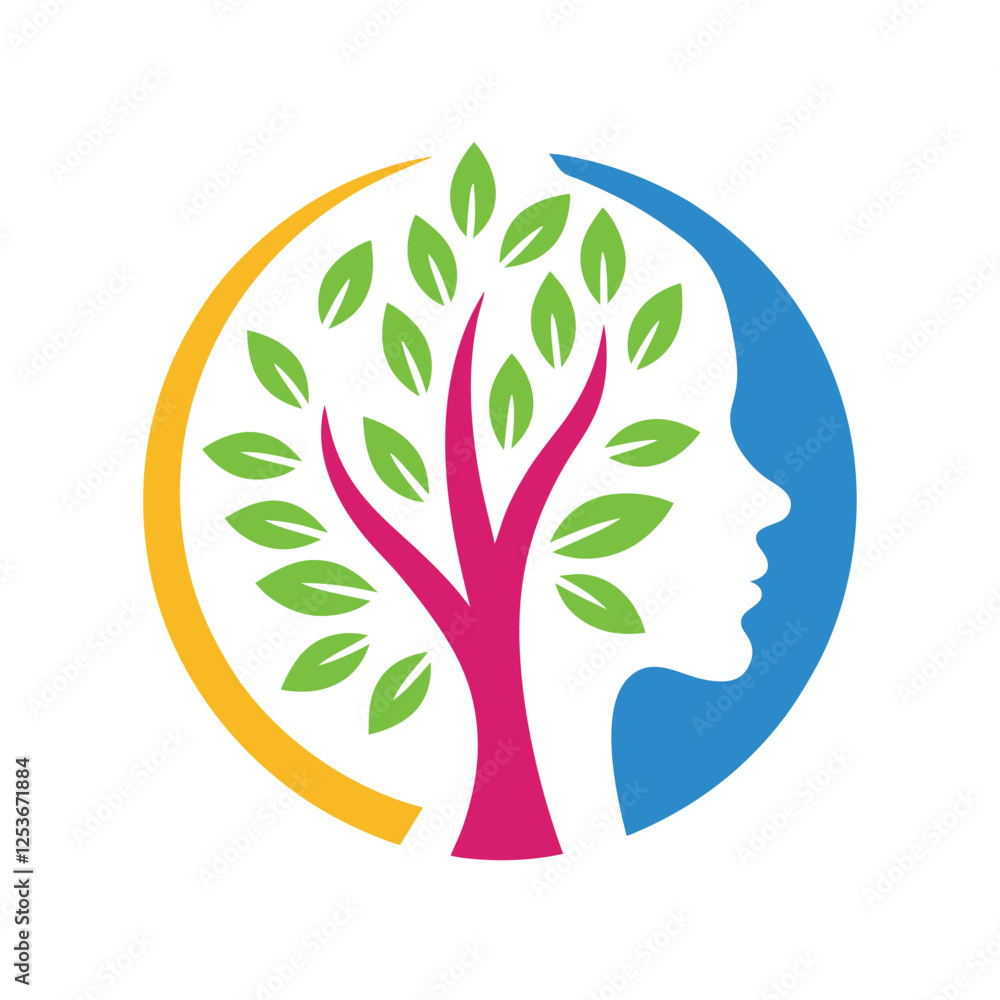 Obraz premium vector tree with green leaves