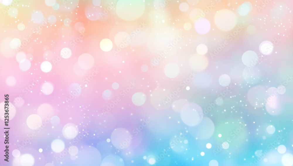 Soft pastel gradient background with bokeh sparkles Soft pastel gradient background with bokeh sparkles