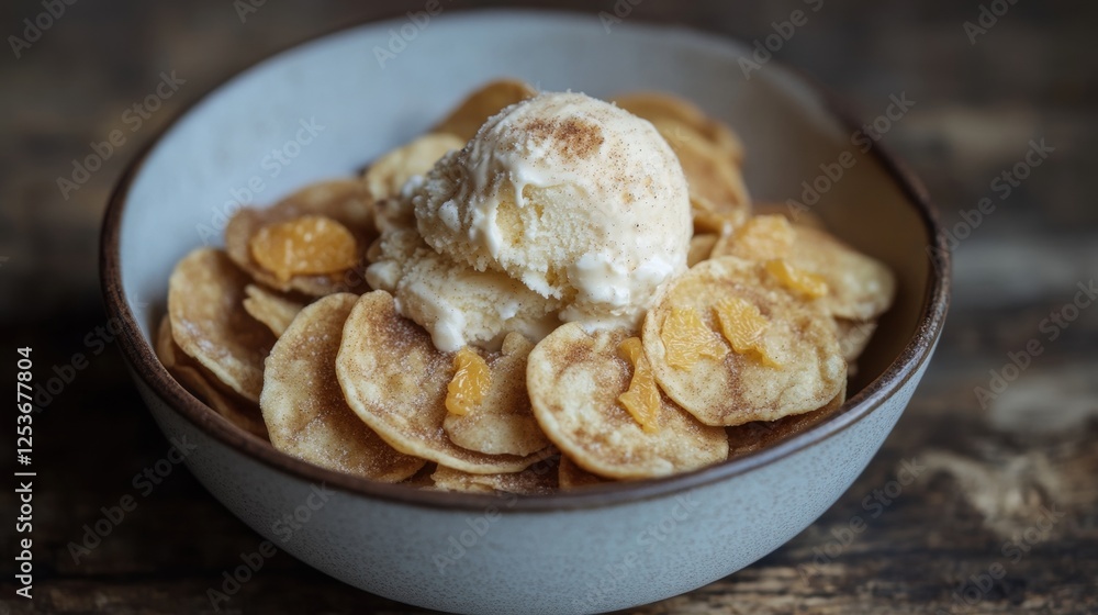 Indulge in Chilean Sopaipillas with Dulce de Leche Ice Cream A Dessert Combination Delight in Culinary Heaven Indulge in Chilean Sopaipillas with Dulce de Leche Ice Cream A Dessert Combination Delight in Culinary Heaven