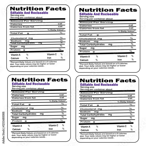 nutrition facts, nutrition facts label, supplement facts, label Nutrition facts