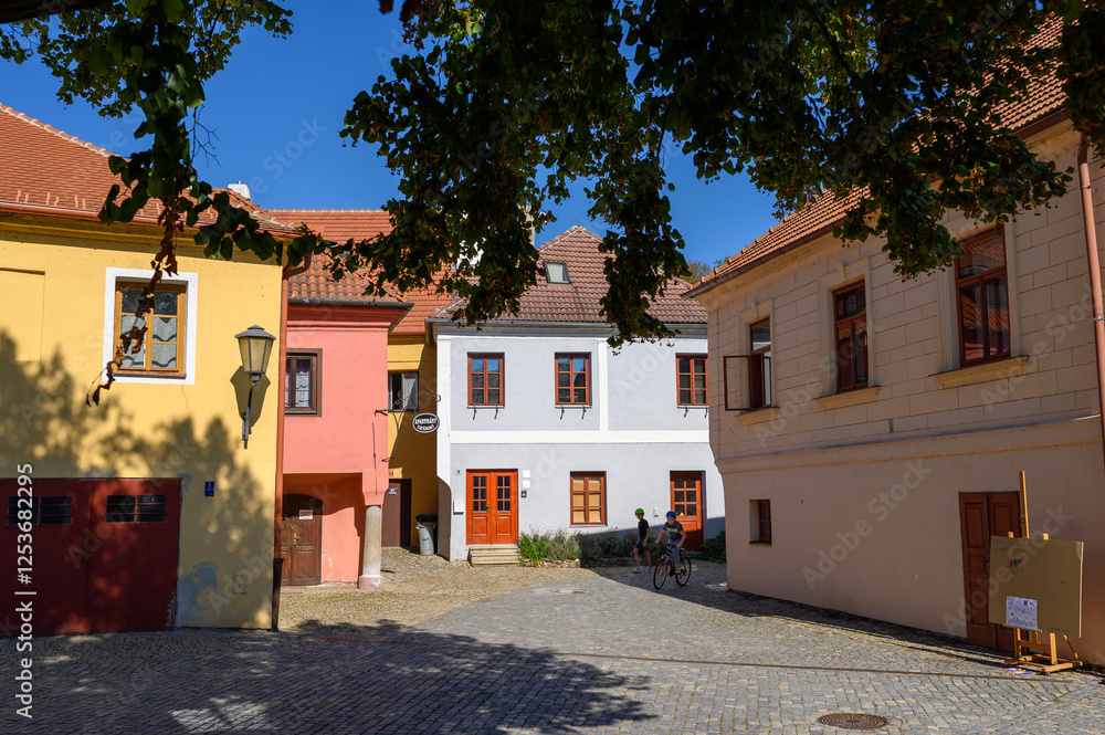 Fototapeta premium Třebíč, Trebic, city details