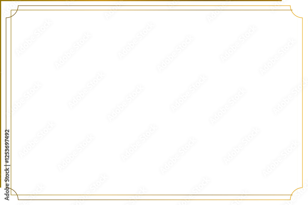 Elegant gold rectangular frame for web design, featuring a horizontal border for versatile use
Elegant gold rectangular frame for web design, featuring a horizontal border for versatile use