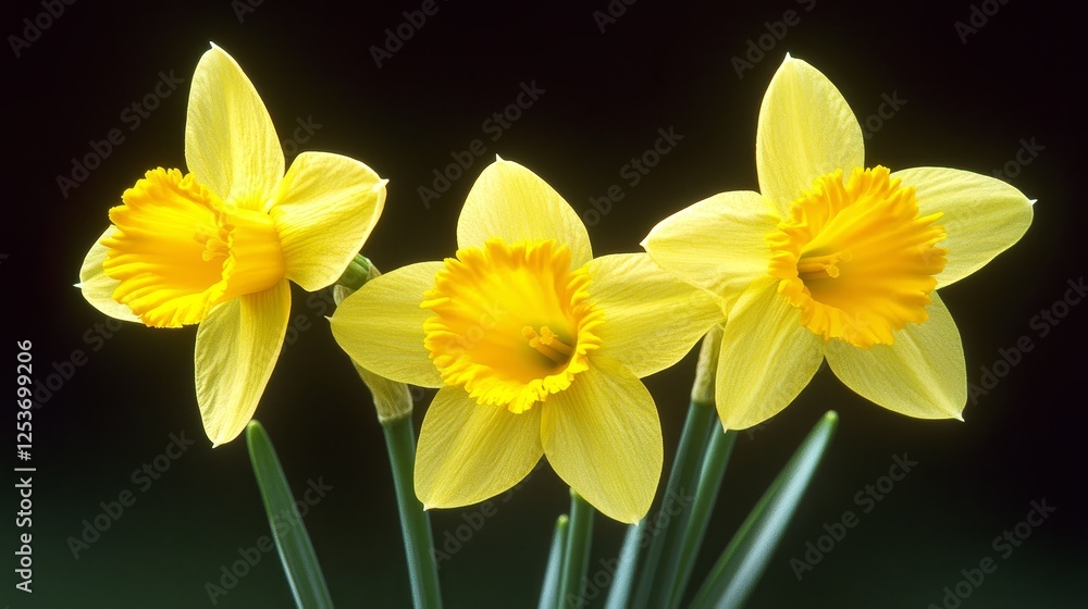 Fototapeta premium Vibrant yellow flowers in a vase, cheerful still life capturing the essence of simple beauty