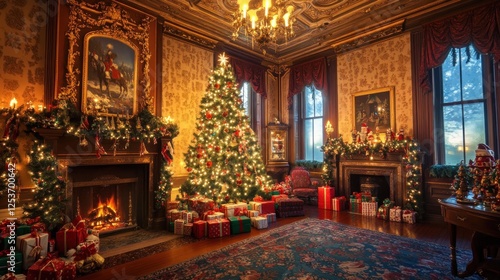 Wallpaper Mural A Luxurious Christmas Eve in a Victorian Mansion Torontodigital.ca