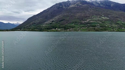 Discover Plav Lake from the Sky Montenegro 4K photo