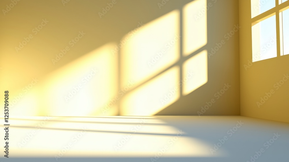 Minimalist Interior with Soft Shadows and Natural Light Minimalist Interior with Soft Shadows and Natural Light