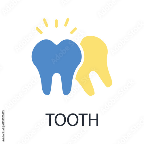 Tooth icon. vector.Editable stroke.linear style sign for use web design,logo.Symbol illustration.