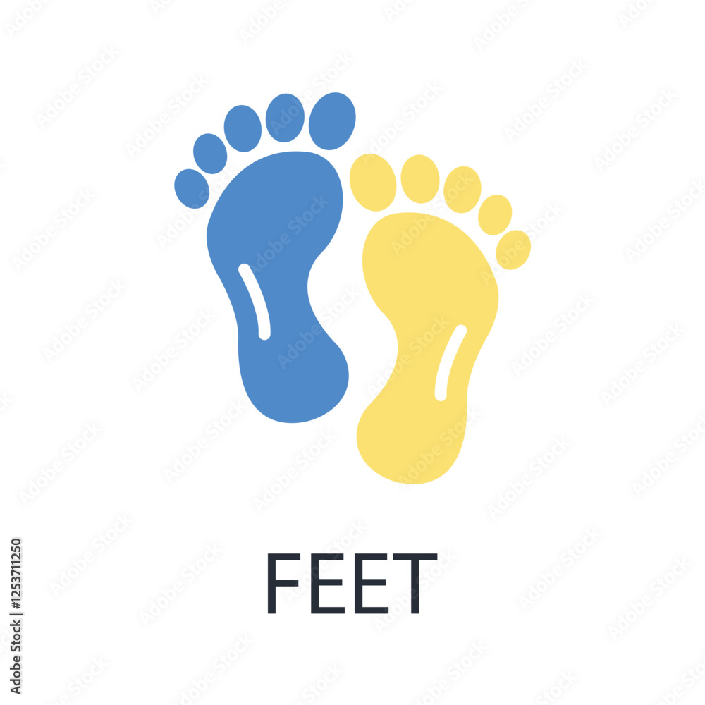 feet icon. vector.Editable stroke.linear style sign for use web design,logo.Symbol illustration. feet icon. vector.Editable stroke.linear style sign for use web design,logo.Symbol illustration.