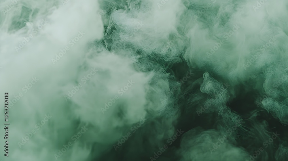 Abstract Green Smoke Clouds Background Texture Abstract Green Smoke Clouds Background Texture