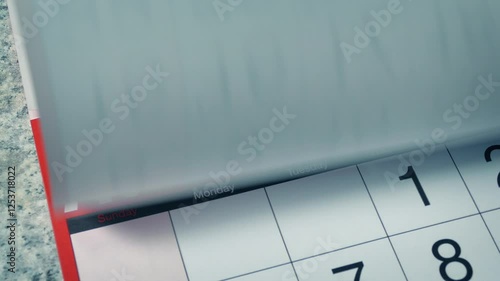 Calendar Pages Flipped All Months
