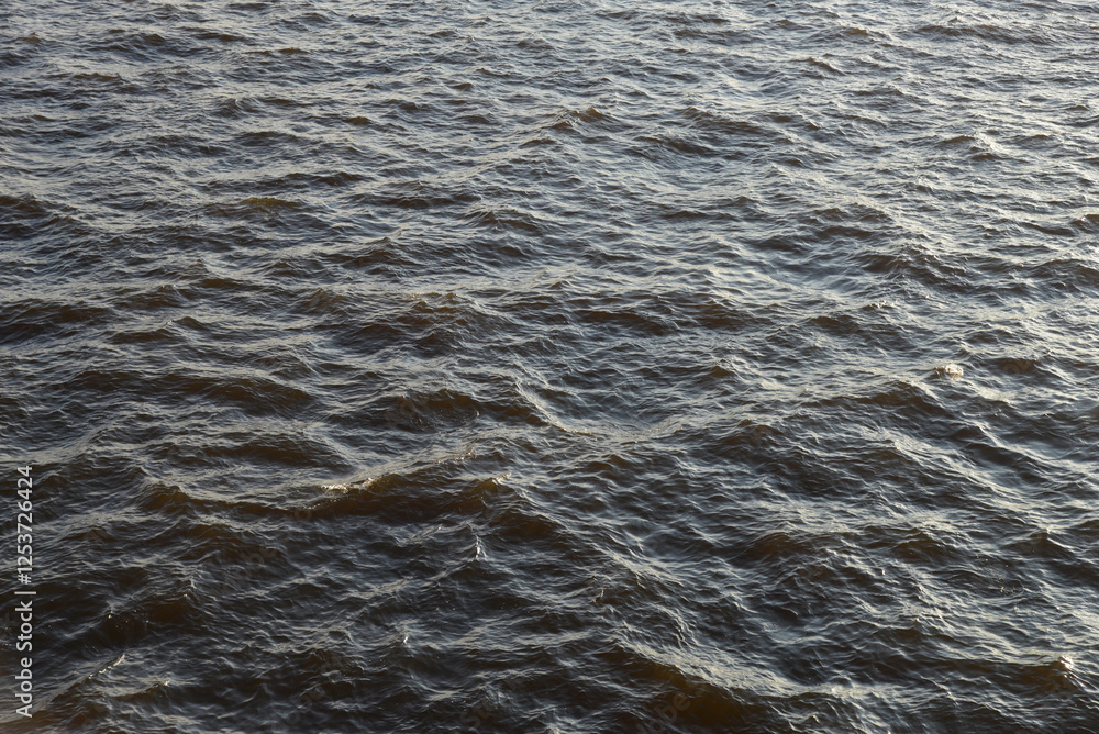 Obraz premium Background, water surface aerial view