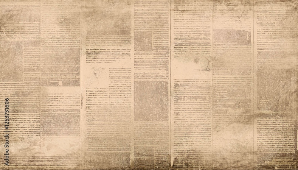 Obraz premium newspaper with old grunge vintage paper texture background graphic resource