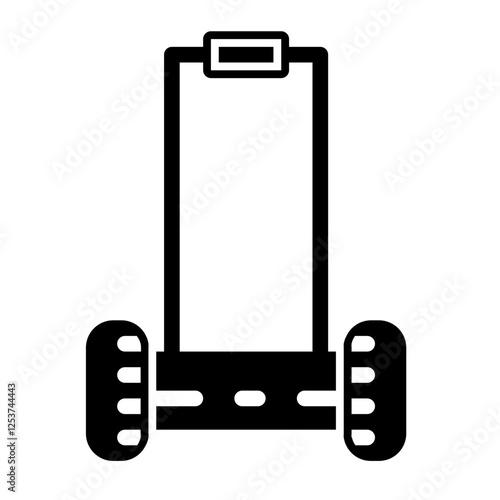 grass cutter glyph icon