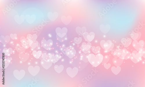 Bokeh Heart background