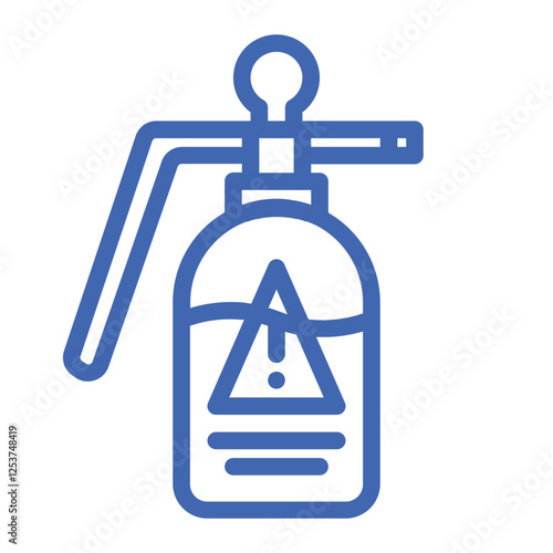 herbalicide spray color icon