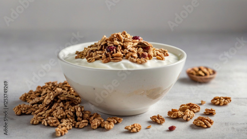 bowl of yogurt with granola