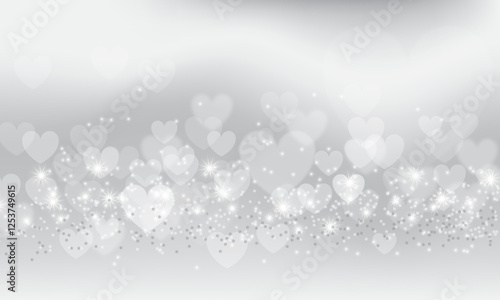 Bokeh Heart  background