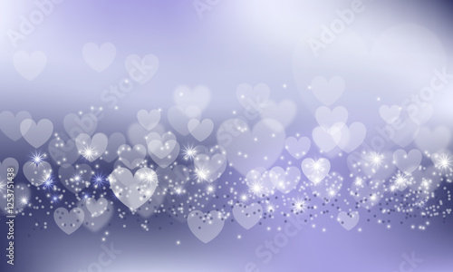 Bokeh Heart  background