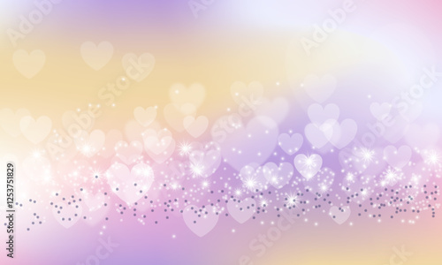Bokeh Heart  background
