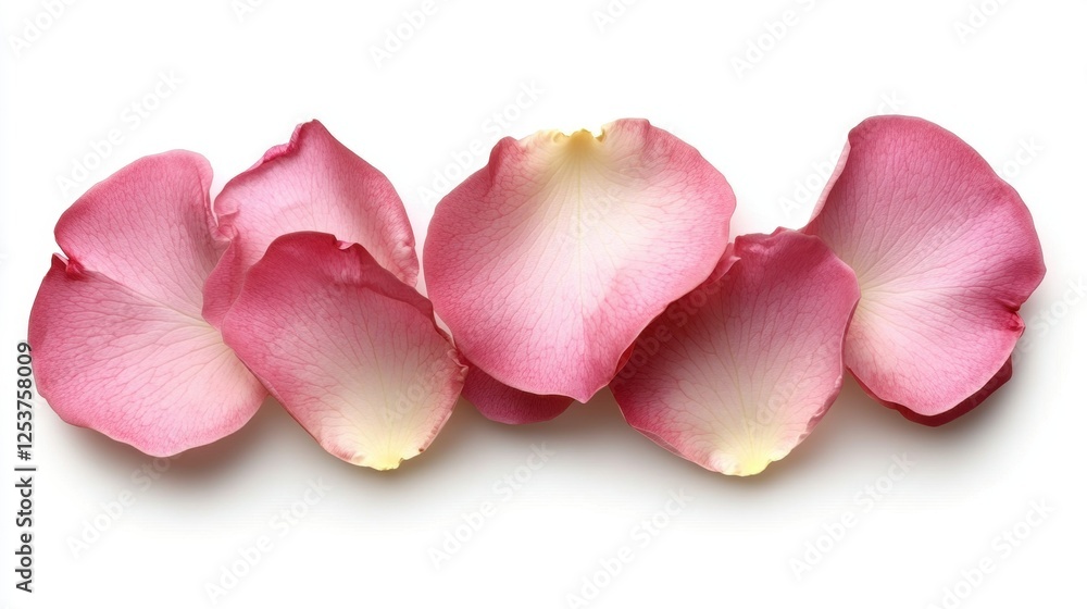 custom made wallpaper toronto digitalArranged Pink Rose Petals On A White Background Expressing Natural Beauty And Elegance